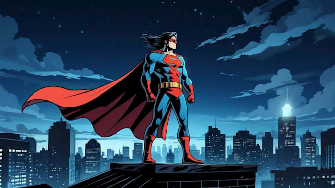 create a comic style animated video for your story or brand