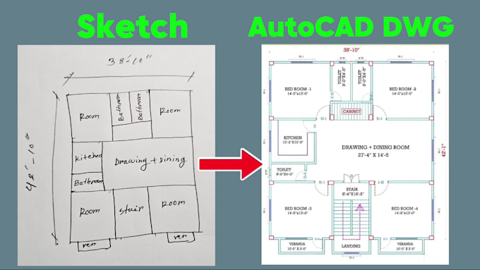 convert PDF to dwg, image to autocad and 2d cad drawings