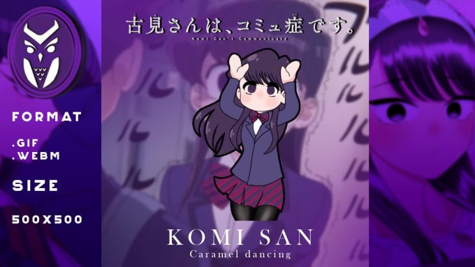 video de komi san animado｜TikTok Search