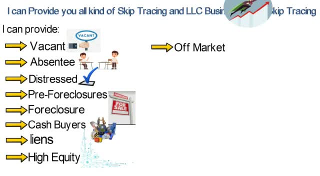 do real estate  sellers and buyer leads  generation with skip tracing