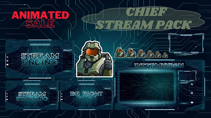 provide animated halo like stream elements