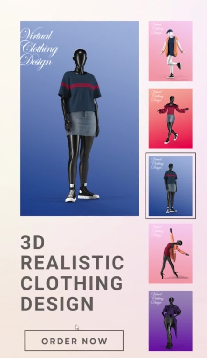 create 3d clothing design in clo 3d