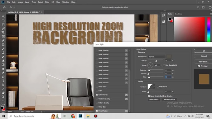 design fully customized zoom virtual background