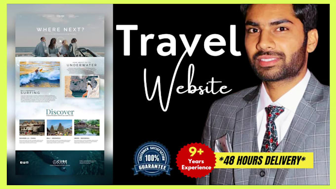 develop travel agency wordpress website in 48 hours