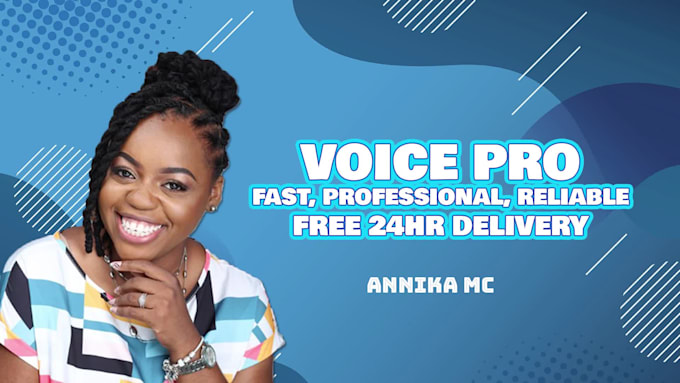 professionally record your female voice over
