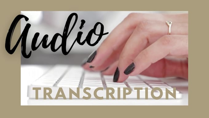 accurately transcribe your audio or video