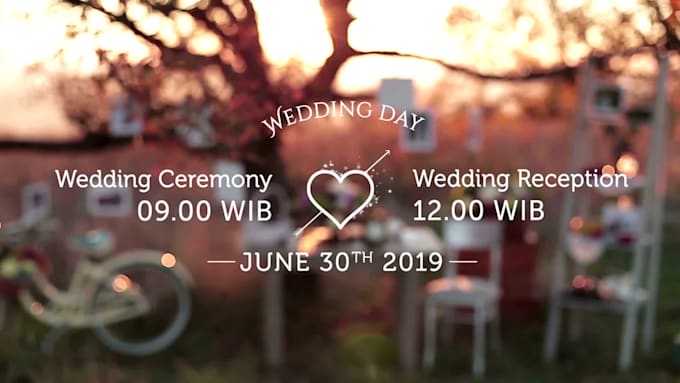make beautiful wedding video invitation