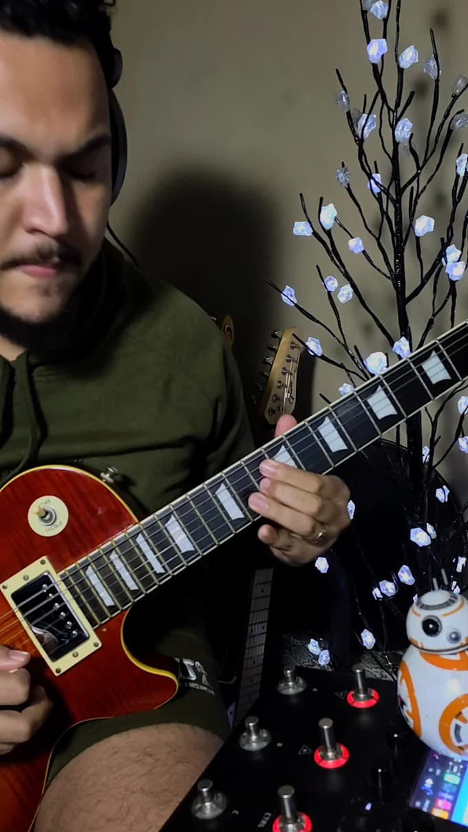 do electric guitars for your song