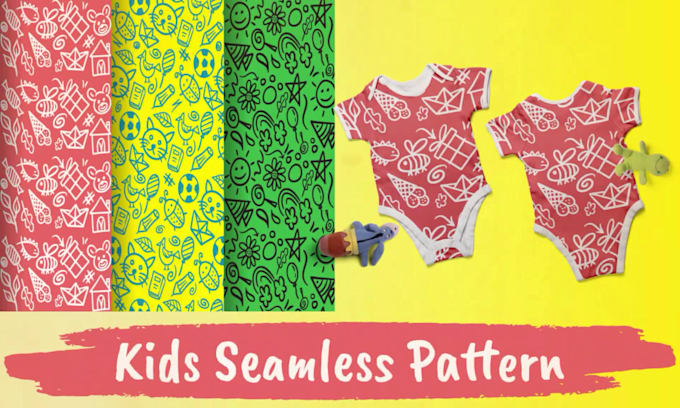 create pattern design for fabrics, textiles, wallpapers