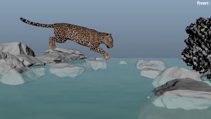 Create 3d animal animation, 3d animal model, character model, 3d animal ...