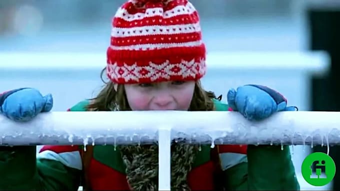 add logo and text in funny ice video