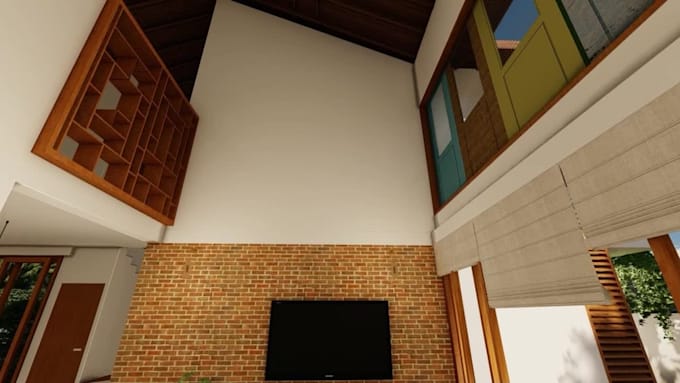 do architectural 3d visualizations and walk through