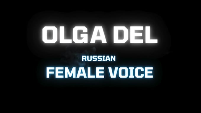 do professional russian female voiceover