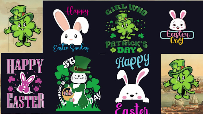 create custom bulk trendy unique easter sunday tshirt design