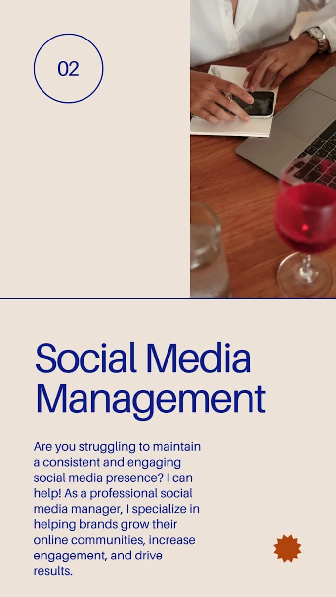 be your social media manager and content creater