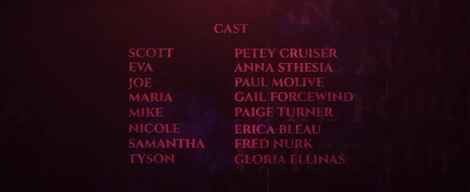 do title animation and cine credit for you