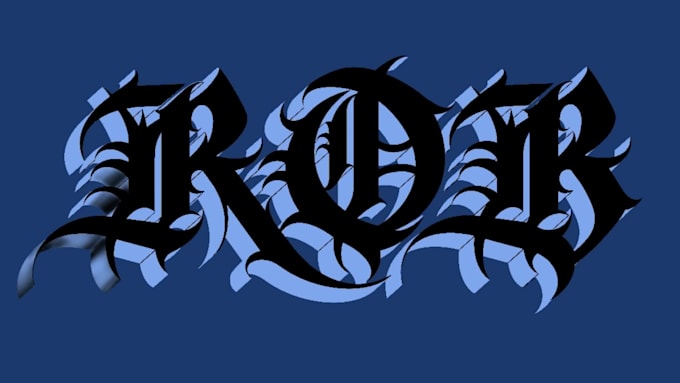 vivid 3d lettering effects with backgrounds