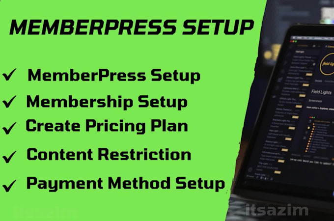 setup memberpress for your wordpress website