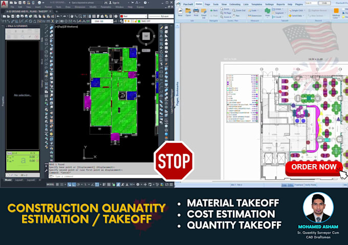 do fitout construction quantity takeoff cost estimation for you