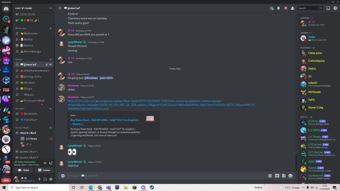 Customize your discord server by Xamyexo | Fiverr