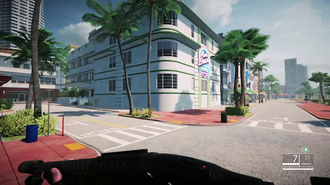 develop a professional fps shooter game for you in unity