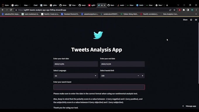 do data analysis and visualization services dashboard, ml models in python