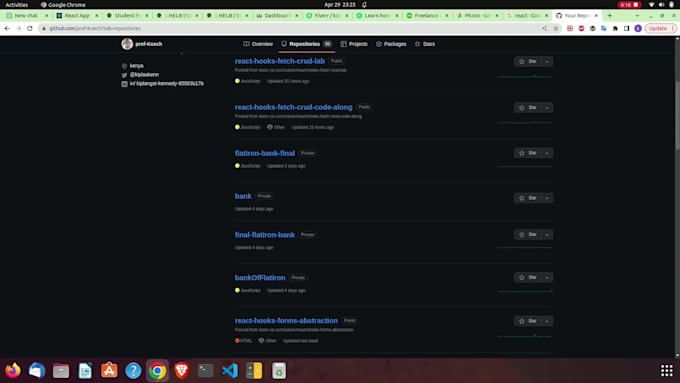 do web development using react or vanilla javascript
