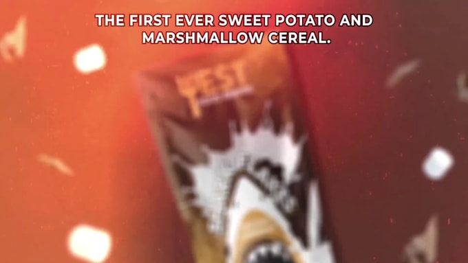 create motion graphics food product promo videos