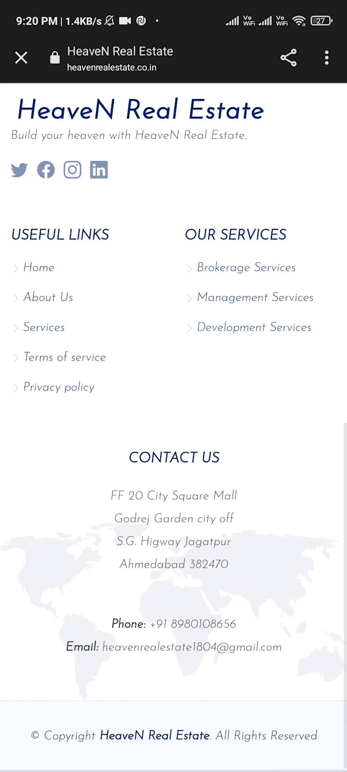 develop website for you