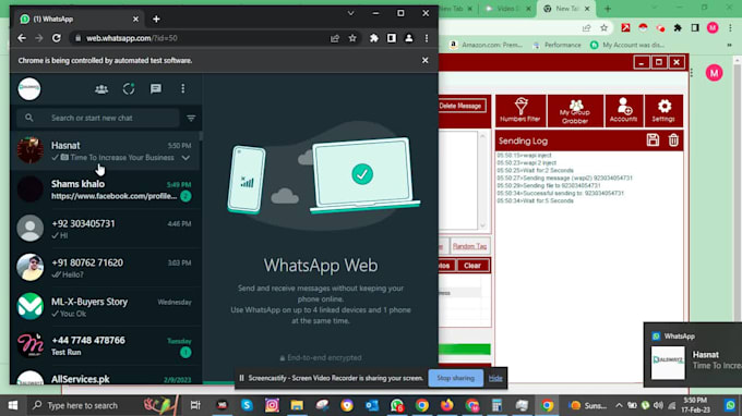 whatsapp marketing with bulk messaging and chatbot automation