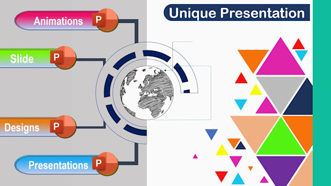 create unique, professionally, attractive powerpoint presentations