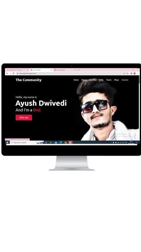 create a professional blogger web site with a modern design and fix