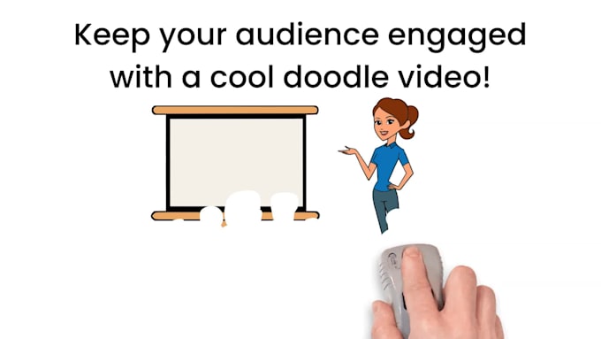 create a professional doodle video for you