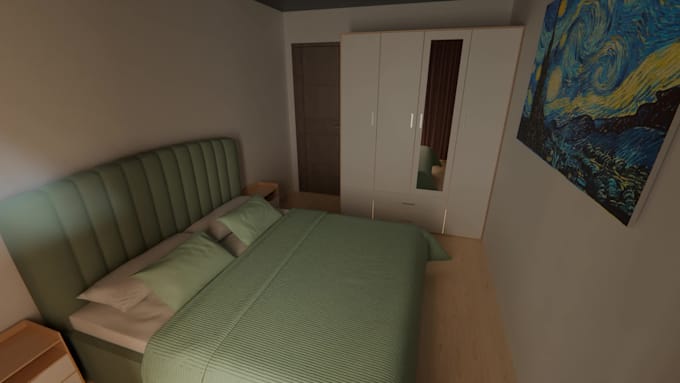 create realistic interior and exterior 3d renders