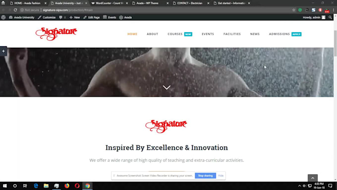 design a eye catching professional wordpress website