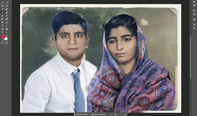 do professional photo restoration