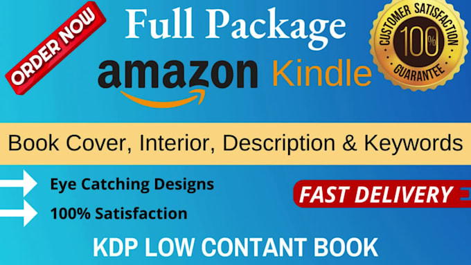 design kdp low content books cover and interior full package
