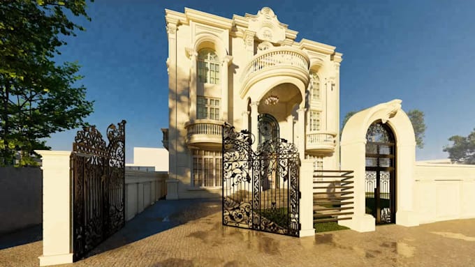 Make awesome architectural exterior interior design 3d renders by