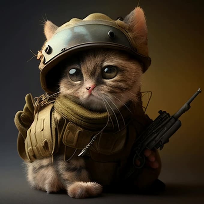 create high quality digital art for cats and dogs using ai