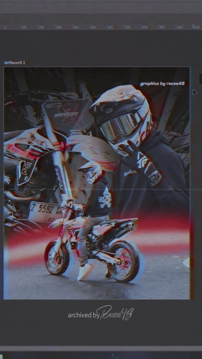 create a poster for your car and bike