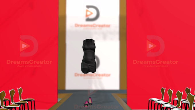 do 3d animated fashion show