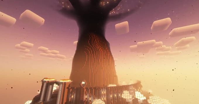 build a custom spawn lobby or build in minecraft