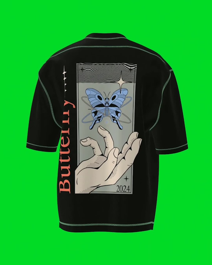 make 3d tee shirt design in clo3d