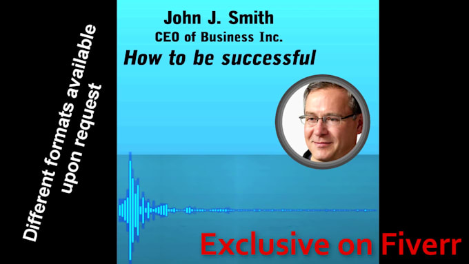 create an abstract podcast video from your audio podcast