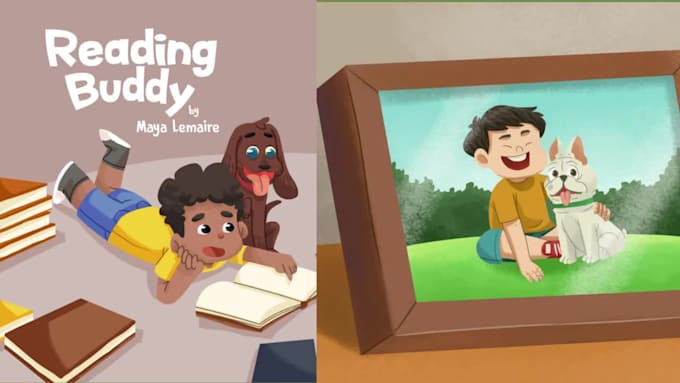 create illustration for childrens book
