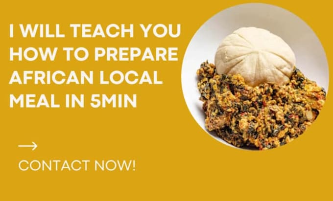 Teach you how to prepare amala eba fufu with egusi soup by ...