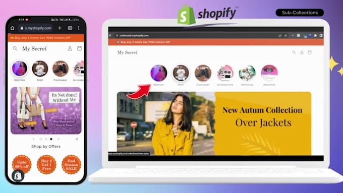 install dynamic shopify sub collections section