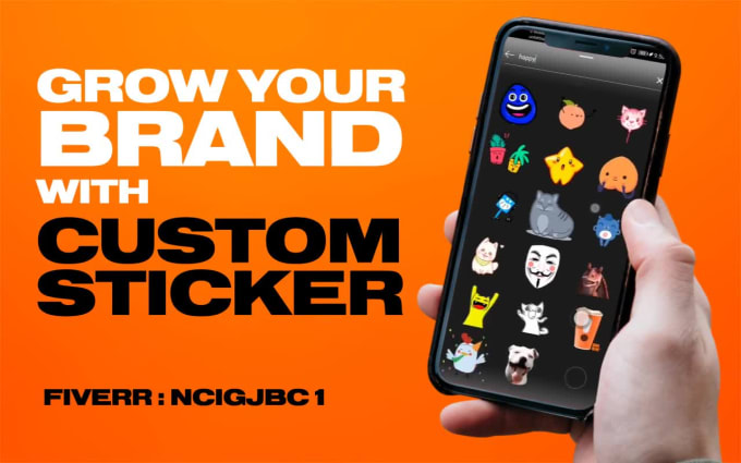Create a brand gif sticker for instagram story by Ncigjbc1 | Fiverr