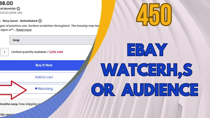 do setup or improve your ebay store products to 450 audience
