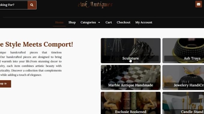 create wordpress website and ecommerce store